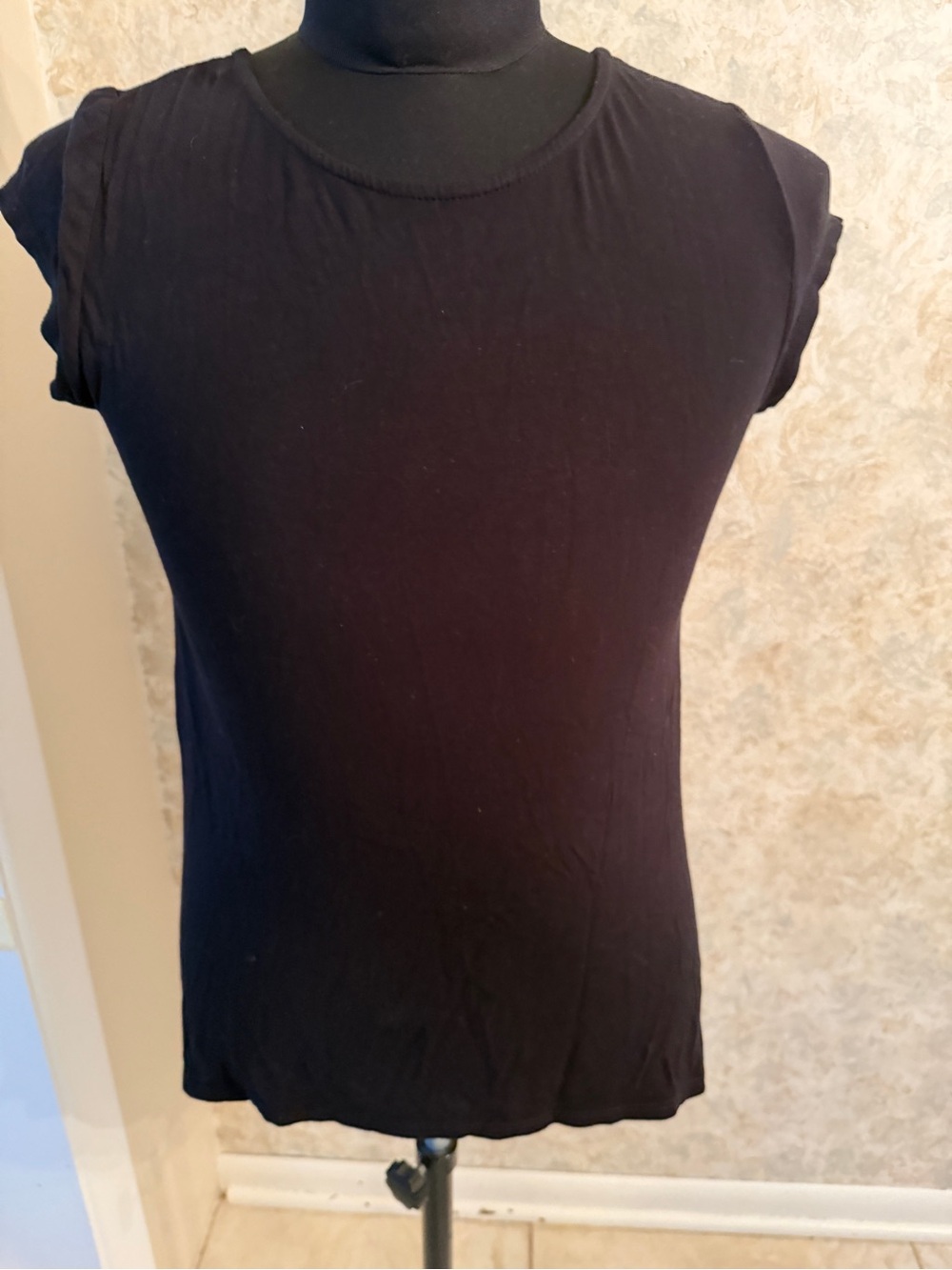 Classic Black Women's Crewneck Tee